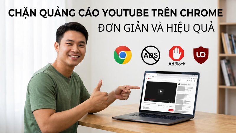 Cách chặn quảng cáo YouTube trên Chrome hiệu quả và nhanh chóng