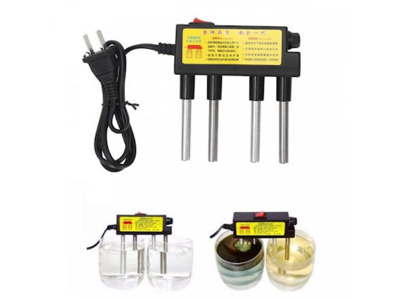 Bút điện phân hoạt động bằng 2 điện cực bằng nhôm, 2 điện cực bằng sắt