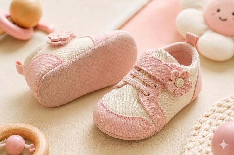 Cần đo chiều dài bàn chân của bé để chọn size giày chuẩn xác tránh bị chật ngón chân