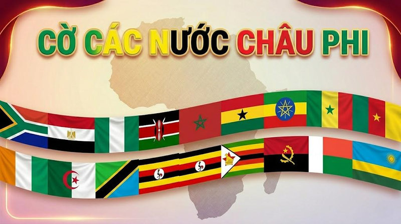Cờ các nước châu Phi - 54 Lá quốc kỳ mang đậm bản sắc lục địa đen