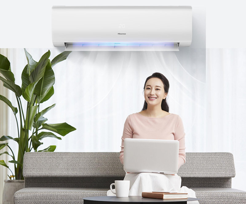 Công nghệ Fast Cooling trên máy lạnh Hisense giúp máy làm lạnh nhanh chóng và đồng đều
