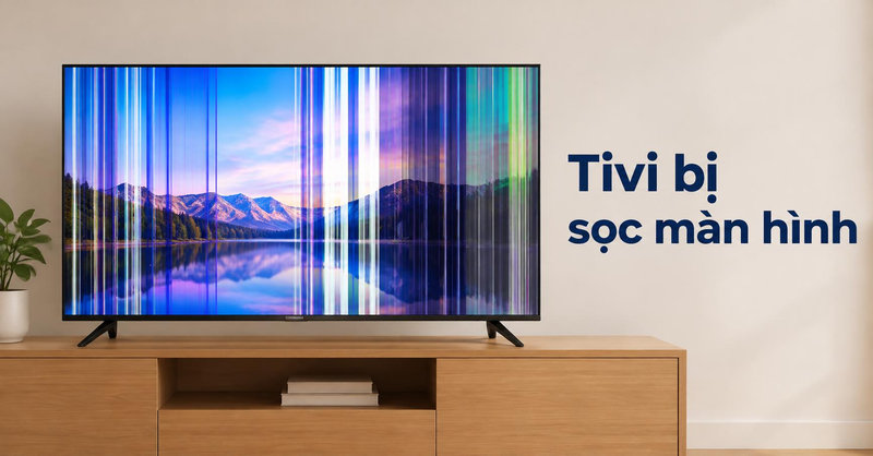 Tivi bị sọc màn hình: 8 nguyên nhân & cách xử lý nhanh gọn