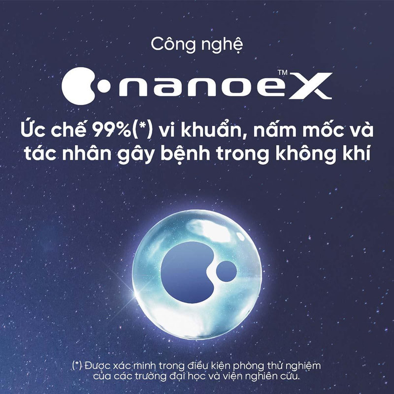 Điều hòa Panasonic tự làm sạch thông minh. Sạch vi khuẩn, nhẹ nỗi lo