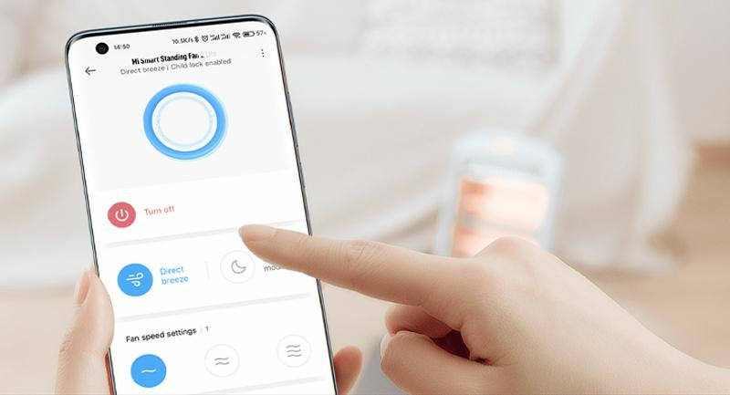 Điều khiển từ xa qua ứng dụng Xiaomi Home tiện lợi