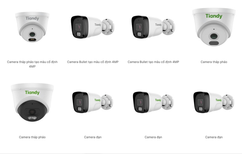Dòng Camera Tiandy AK IPC là giải pháp giám sát mạng cơ bản phù hợp với nhiều không gian sử dụng