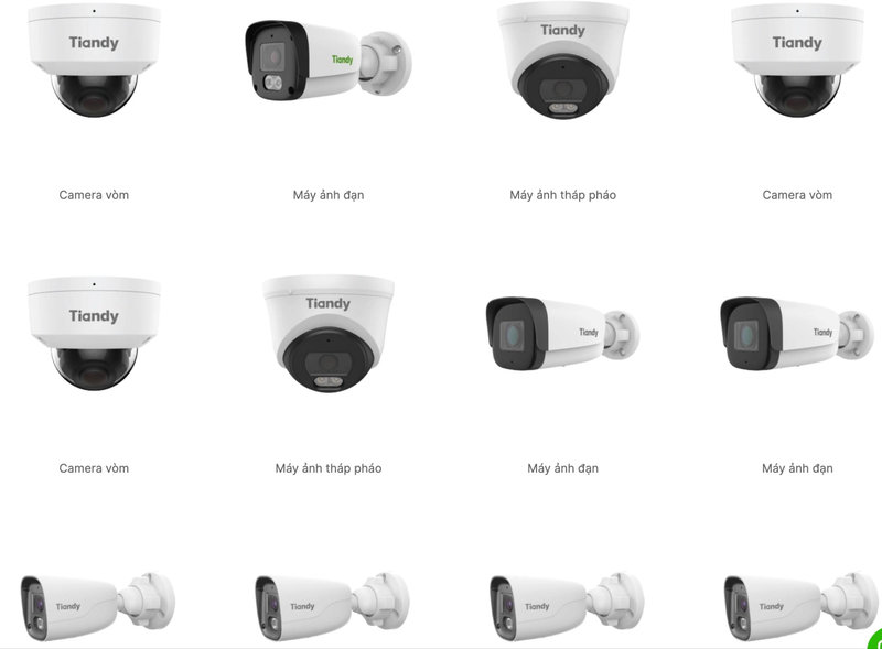 Dòng Camera Tiandy SK IPC hướng đến doanh nghiệp vừa và nhỏ