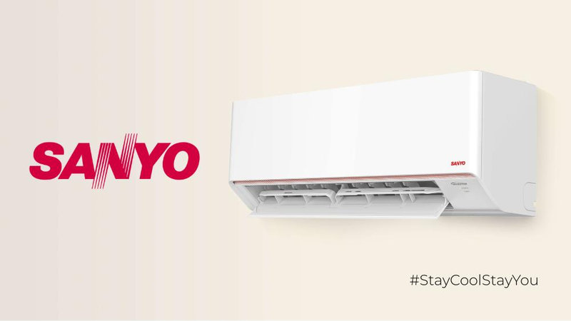 Dòng máy lạnh Sanyo Comfort Series sở hữu ngôn ngữ thiết kế tối giản chuẩn Nhật Bản