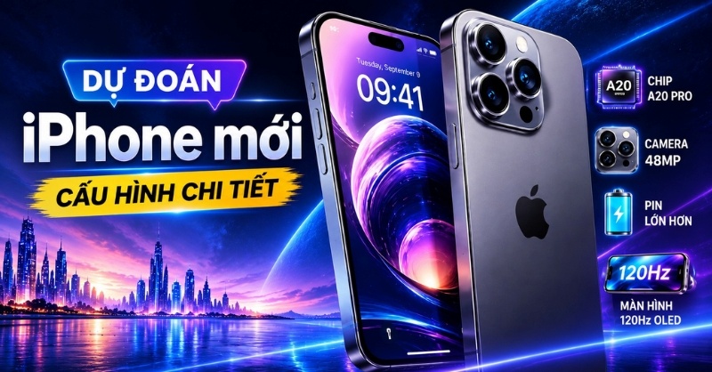 Dự đoán cấu hình iPhone Pro Max mới chi tiết mới 2026