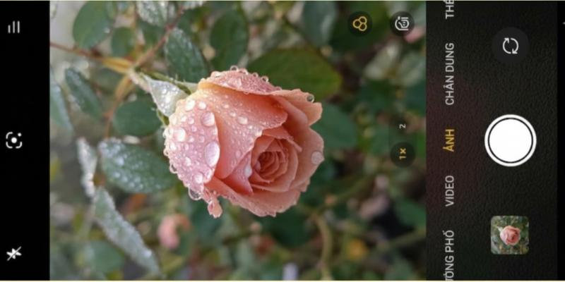 Giao diện Camera của hệ điều hành Android