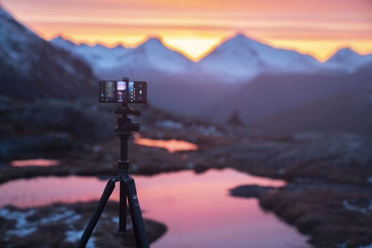 Giữ máy cố định bằng tripod