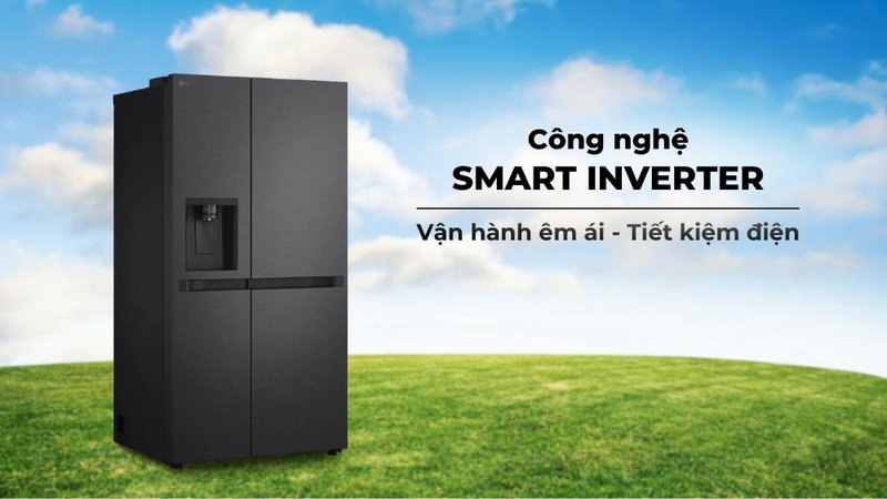 Hầu hết các tủ lạnh Side By Side hiện nay đều có công nghệ Inverter tiết kiệm điện