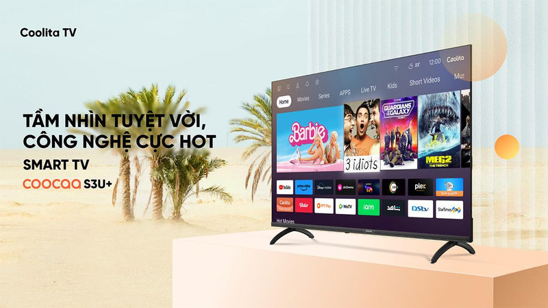 Hệ điều hành Coolita OS thông minh được tích hợp trên tivi Coocaa 43 inch
