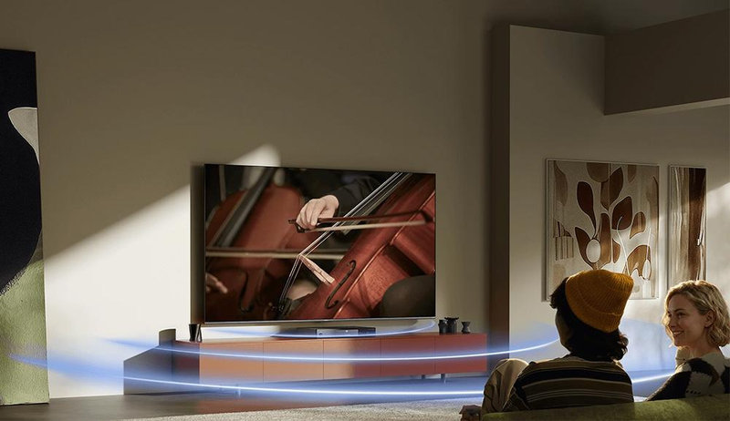 Hệ thống âm thanh vòm Dolby Audio và DTS:X tái tạo không gian âm nhạc sống động