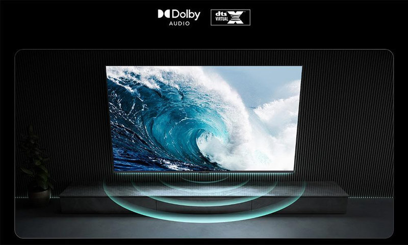 Hệ thống âm thanh vòm Dolby Audio và DTS:X trên tivi Xiaomi tái tạo không gian âm nhạc sống động
