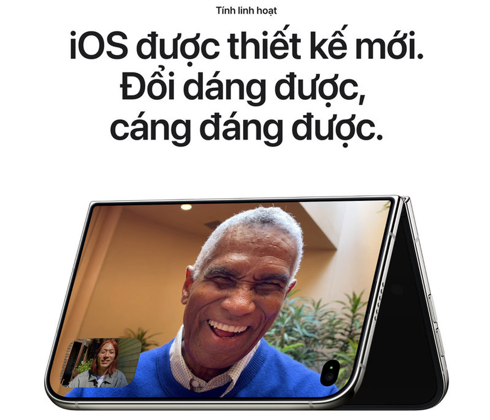 iOS thiết kế linh hoạt mới trên iPhone Duo