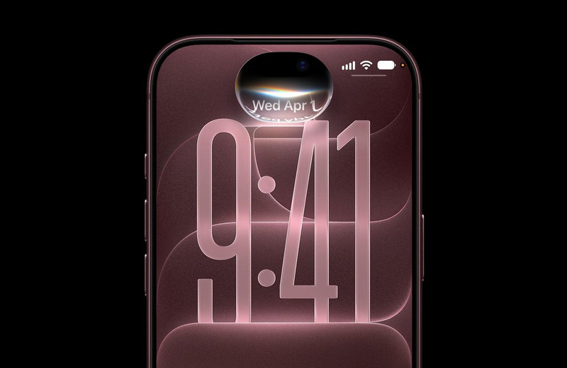 Mặt trước của iPhone 18 Pro Max màu Đỏ Burgundy dùng Ceramic Shield 2