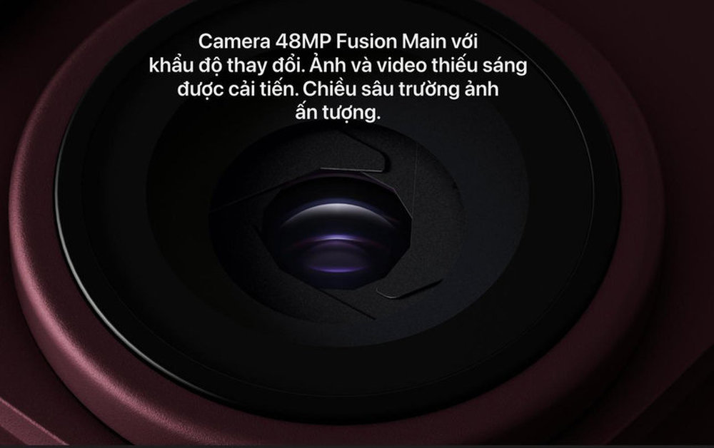 Camera 48MP Fusion Main với khẩu độ thay đổi trên iPhone 18 series