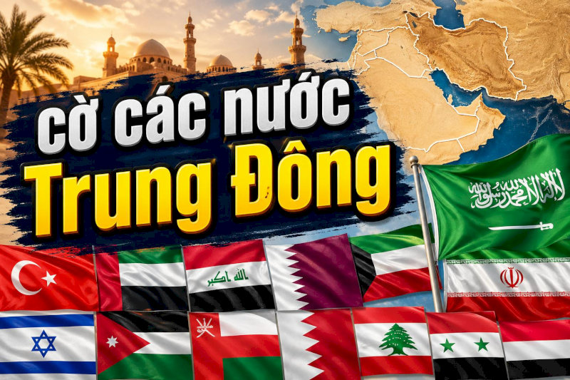Khám phá ý nghĩa chi tiết cờ các nước Trung Đông