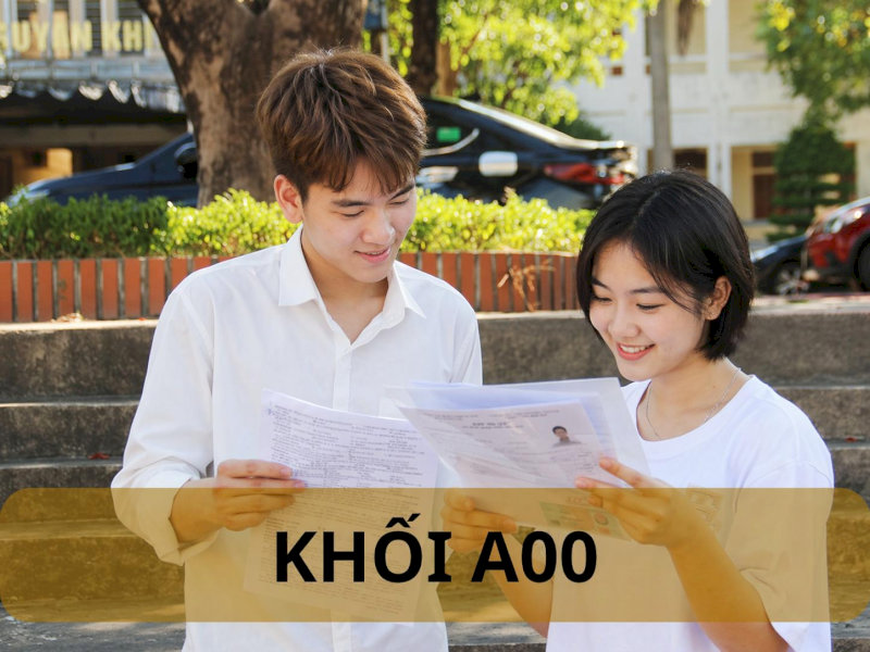 Khối A00 là tổ hợp xét tuyển đại học truyền thống gồm: Toán - Vật lý - Hóa