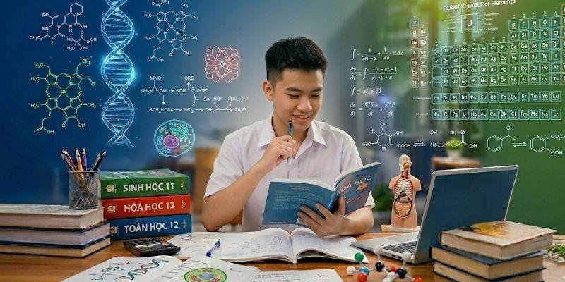 Khối B thường xét các ngành liên quan đến sức khỏe, môi trường