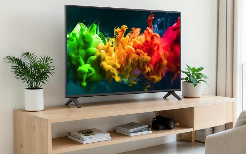 Kích thước tivi LG 50 inch dễ dàng bố trí hài hòa trong nhiều không gian phòng