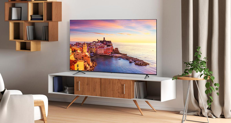 Kích thước tivi LG 55 inch dễ dàng bố trí hài hòa trong nhiều không gian phòng