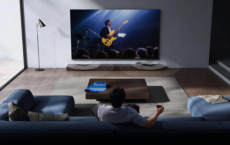 Kích thước tivi Xiaomi 55 inch dễ dàng bố trí hài hòa trong nhiều không gian phòng