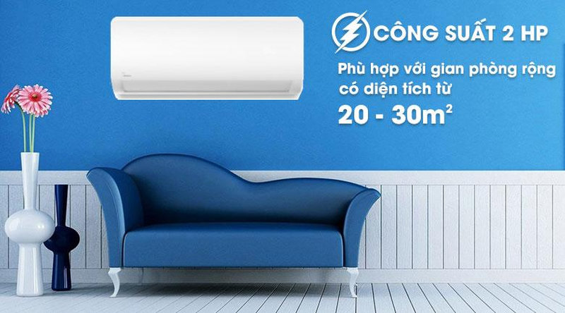 Lựa chọn đúng công suất máy lạnh Midea giúp bảo vệ độ bền động cơ và tối ưu hóa chi phí điện năng