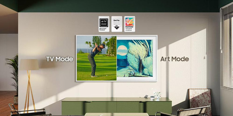 Màn hình sắc nét của Smart Tivi Samsung QA65LS03F