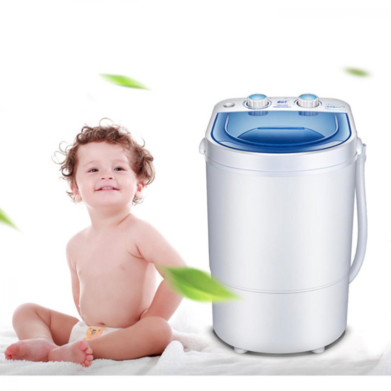 Máy giặt mini bán tự động 0003 là sản phẩm đáp ứng được nhu cầu giặt giũ gọn, nhẹ