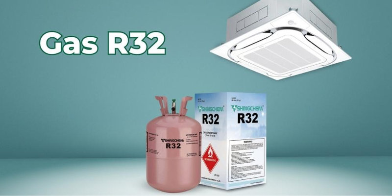 Máy lạnh âm trần Daikin sử dụng gas làm lạnh R32 thân thiện với môi trường