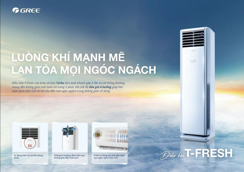 Máy lạnh Gree là giải pháp làm mát thông minh và bền bỉ