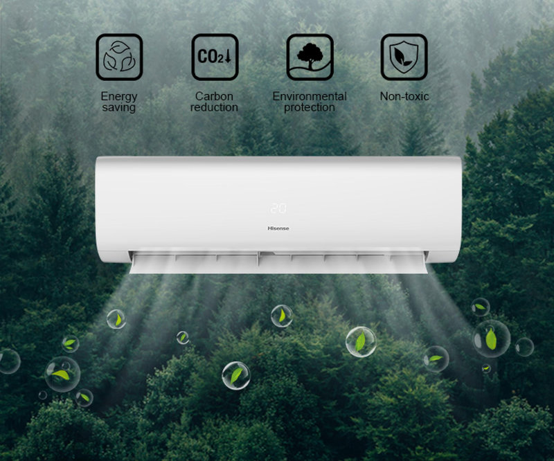 Máy lạnh Hisense sử dụng gas R32 an toàn