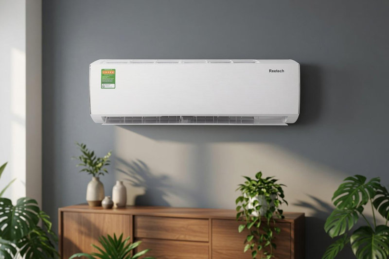Máy lạnh Reetech có khả năng tiết kiệm điện tối ưu nhờ chế độ ECO