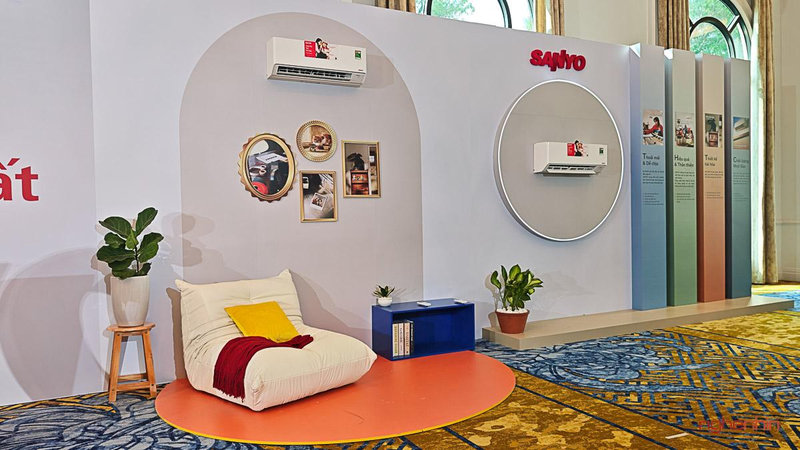 Máy lạnh Sanyo thế hệ mới được nhập khẩu nguyên chiếc từ nhà máy tại Malaysia