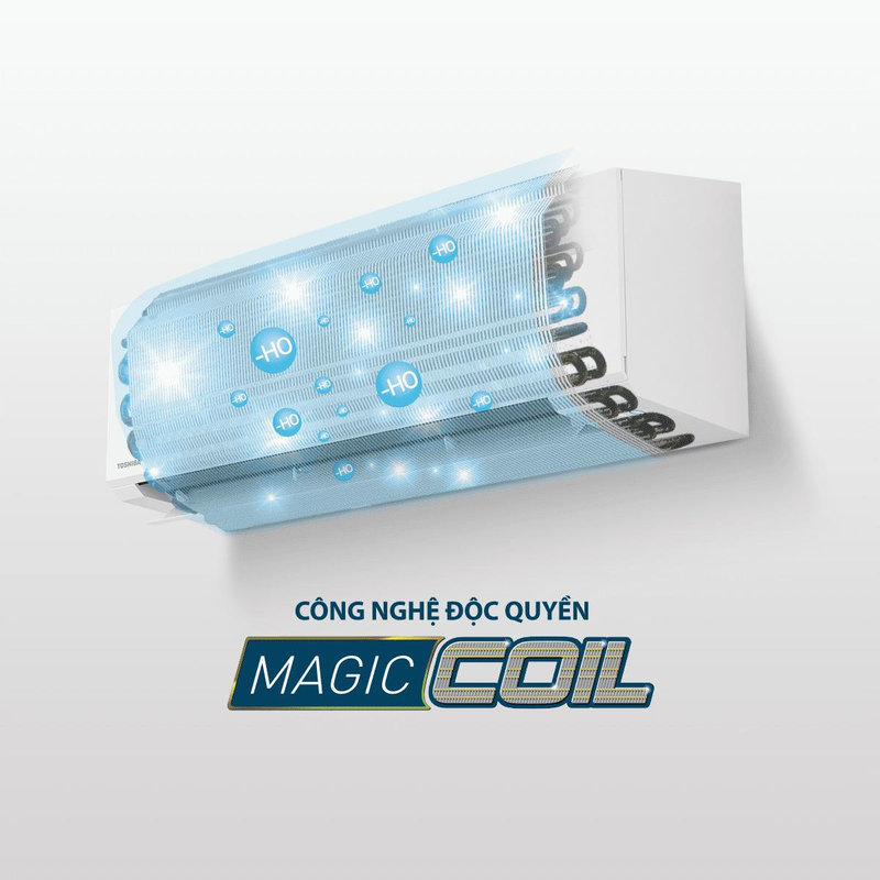 Magic Coil giúp hạn chế bụi bẩn bám trên dàn lạnh và hỗ trợ duy trì hiệu quả trao đổi nhiệt