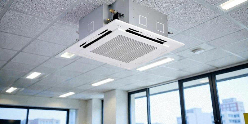 Máy lạnh Toshiba âm trần phù hợp với không gian rộng, cần phân phối khí lạnh từ vị trí trên cao
