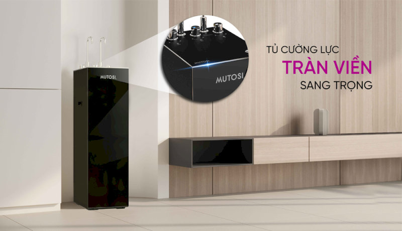  Máy lọc nước Mutosi MP-H112UV là phiên bản cao cấp với hệ thống 11 lõi lọc