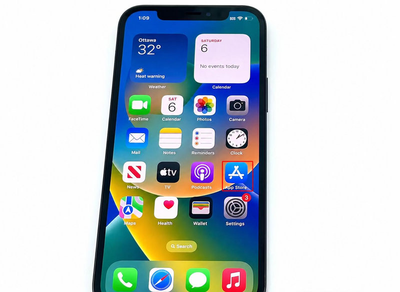 Mở App Store trên điện thoại