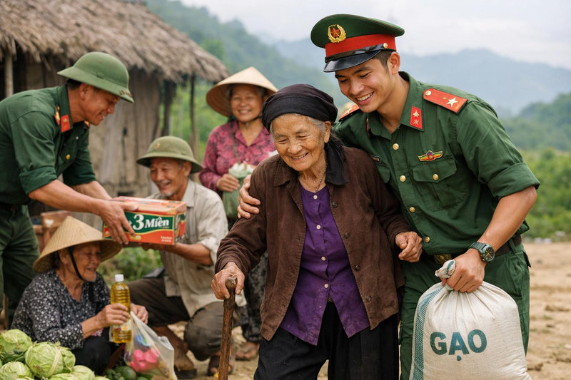 Mỗi câu đố là một nhịp cầu đưa bé đến gần hơn với hình ảnh "Bộ đội Cụ Hồ"