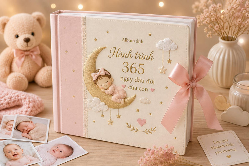 Nên chọn album chất liệu giấy dày, chống ẩm mốc tốt để lưu giữ hình ảnh