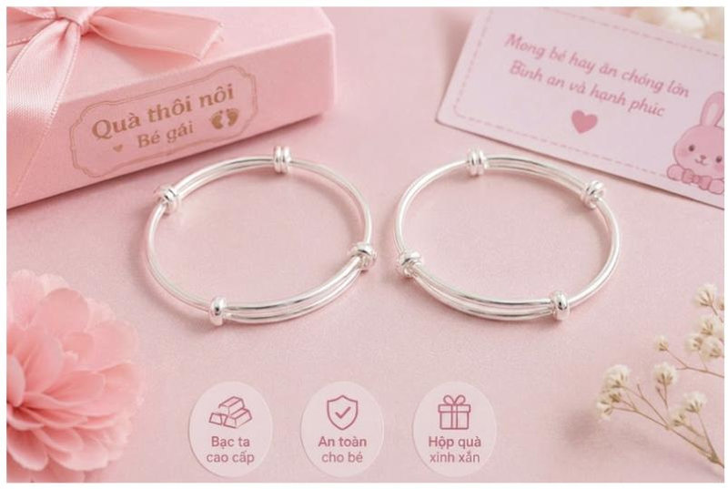 Nên chọn các thương hiệu kim hoàn uy tín để đảm bảo chất lượng bạc ta nguyên chất 99%
