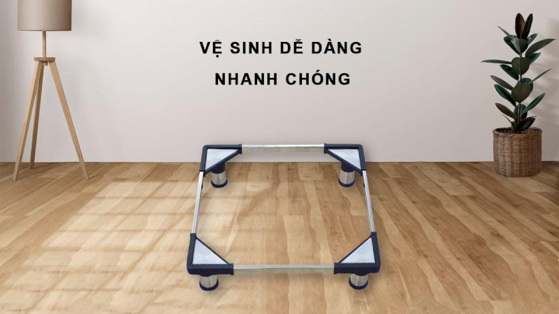 Phụ kiện chân đỡ chuyên dụng giúp tủ lạnh giữ khoảng cách an toàn với mặt sàn