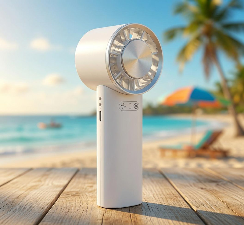 Quạt cầm tay Sunhouse thiết kế tối giản, dễ dàng sử dụng