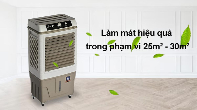 Quạt điều hòa Hòa Phát HPCF1-021 làm mát hiệu quả cho phòng từ 25 – 30m²