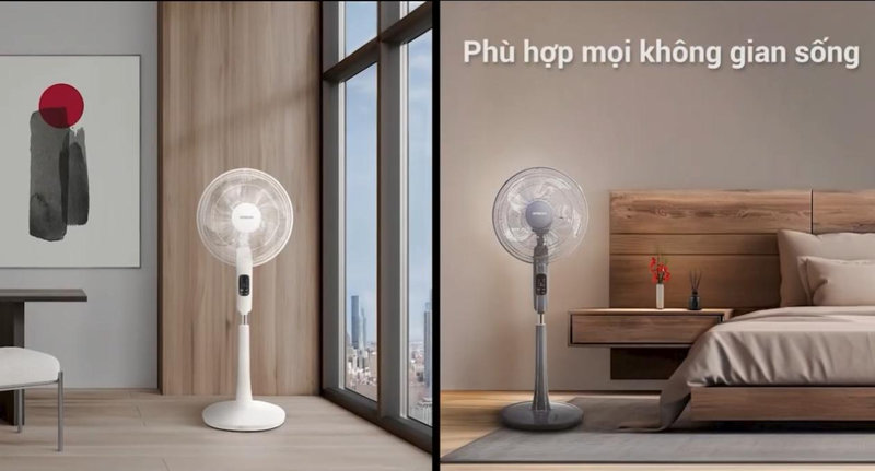Quạt Hitachi phù hợp với nhiều không gian sống