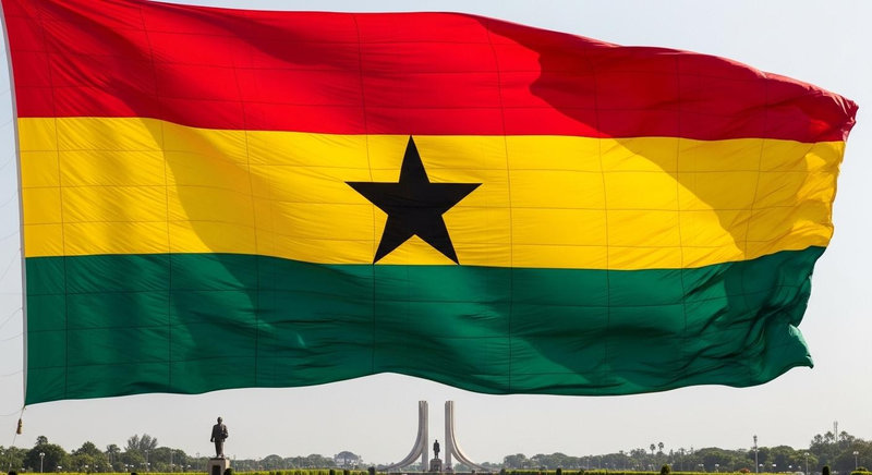 Quốc kỳ Ghana là lá cờ đầu tiên sử dụng màu sắc phong trào liên Phi