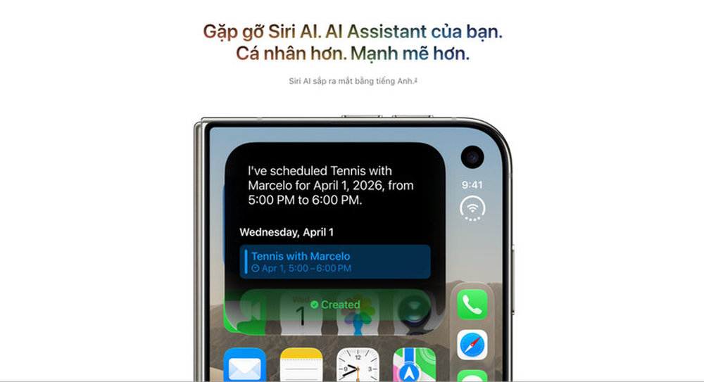 Siri AI thông minh hơn trên iPhone Duo