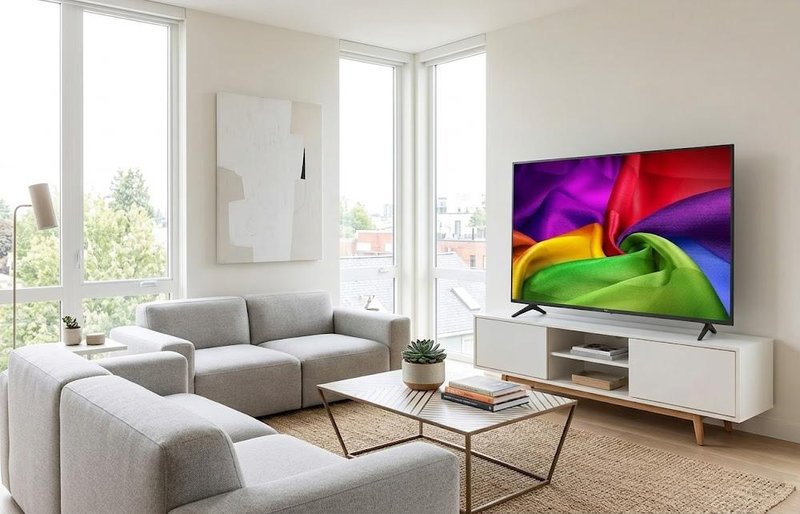 Smart Tivi LG AI 4K 55 Inch 55NU805BPSB mang lại vẻ đẹp hiện đại và tinh giản cho không gian