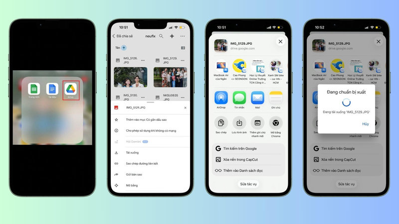 Ứng dụng Google Drive giúp lưu ảnh thẳng vào thư viện iPhone